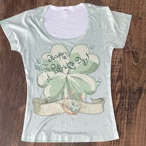 St. Patrick's Day Clover Tee - Green